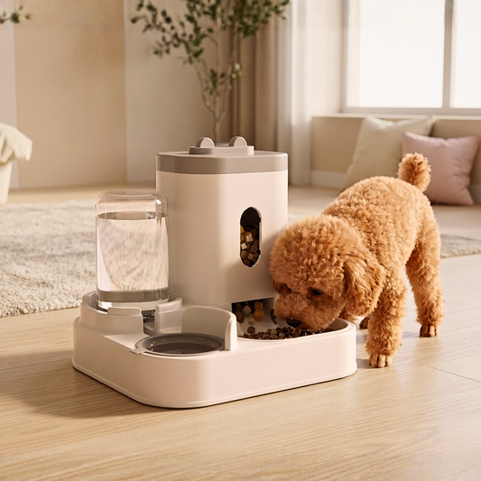 2-in-1 Gravity Pet Feeder & Water Station