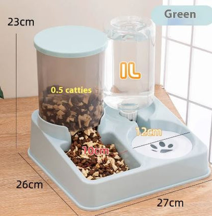 2-in-1 Pet Food & Water Station
