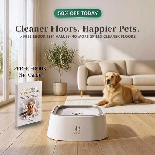 No-Spill Floating Dog Water Bowl